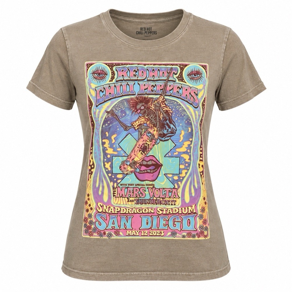 Red Hot Chili Peppers Shirt Small 2023 San Diego Tour Tee Concert Band